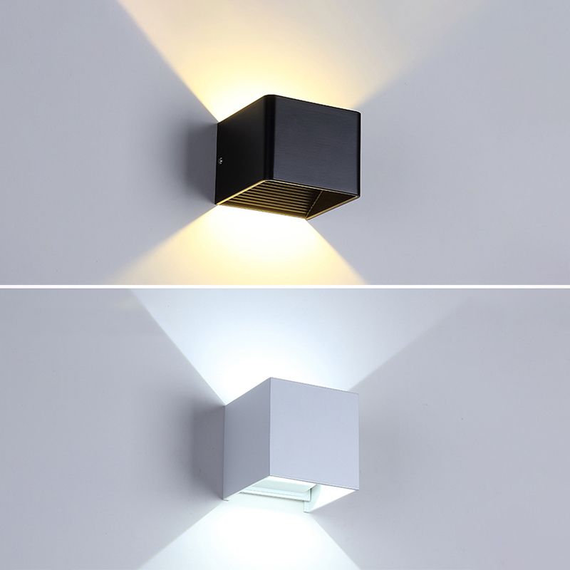 Modern Minimalist Style Geometric Wall Mounted Light Fixture Metal Wall Lamps