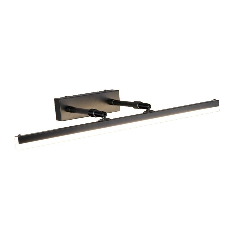 Modern Style Linear Wall Mounted Lamps Metal 1 Light LED Mirror Lights