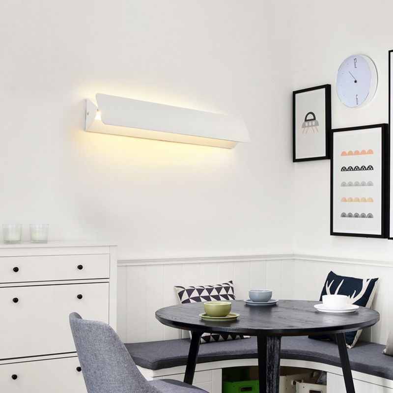 Lámpara de pared de aluminio de 1 luce de pared de rectángulo LED simple moderno para sala de estar para sala de estar