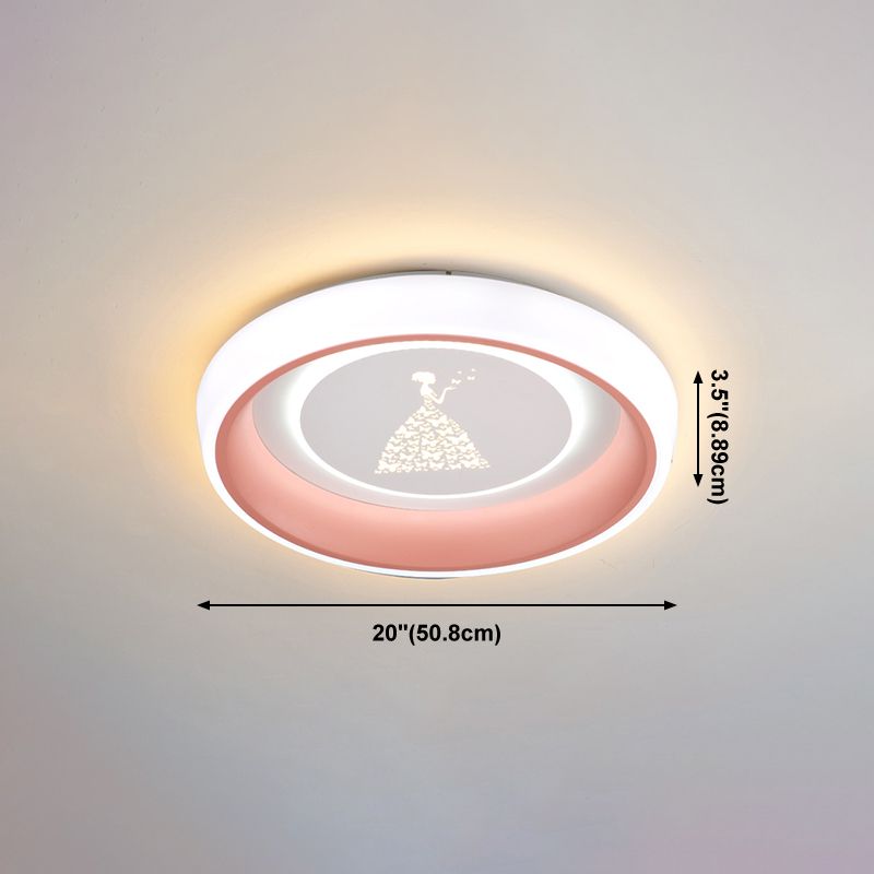 Plafonnier LED de Style moderne, jolie lampe encastrée de dessin animé pour chambre d'enfant