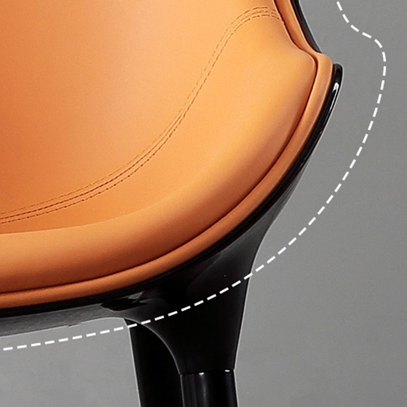 Chaises de salle à manger de style contemporain, chaises d'appoint avec pieds en métal pour cuisine