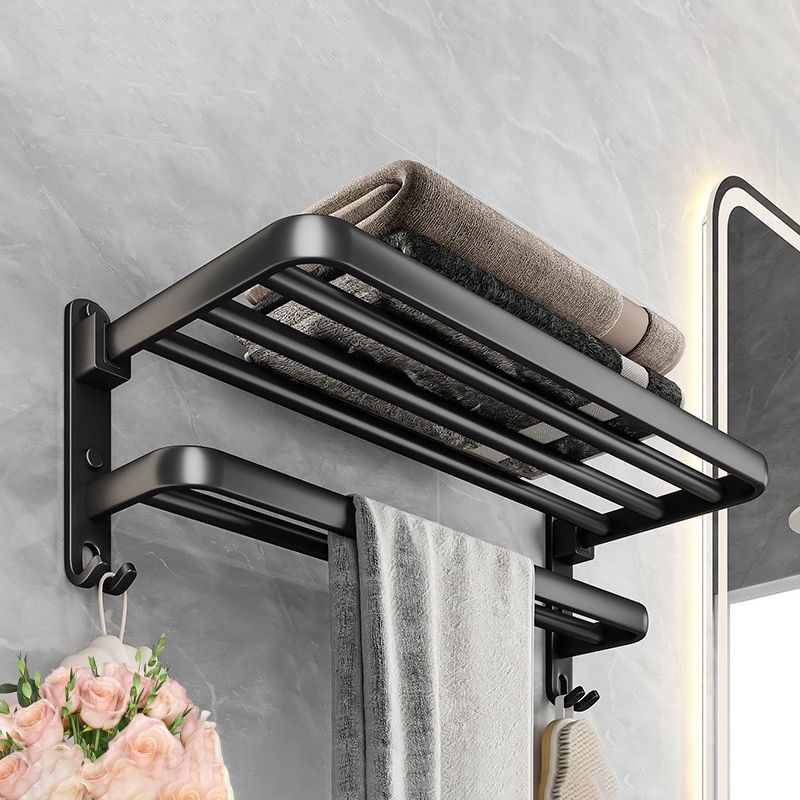 Modern Black Bathroom Accessory Kit Towel Bar Bathroom Hardware