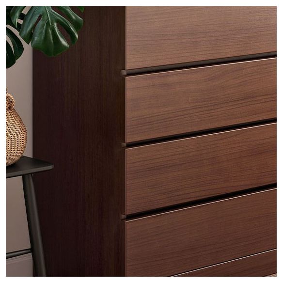 23.5" X 16" Modern Wooden Lingerie Chest Bedside Vertical Storage Chest