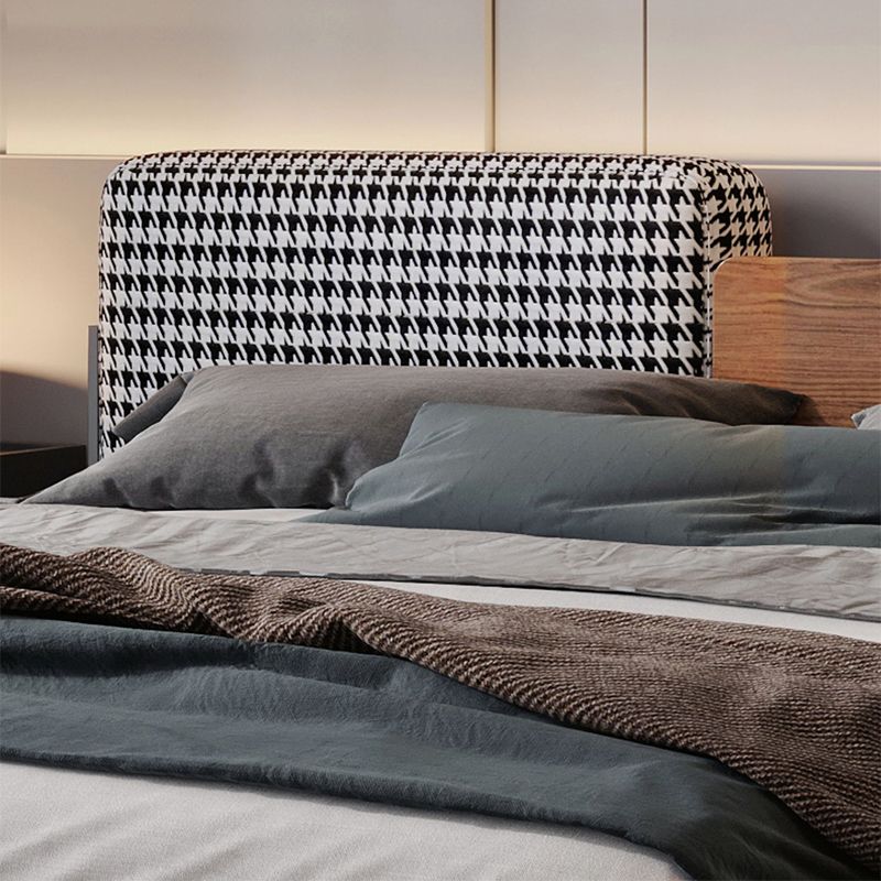 Upholstered Headboard Platform Bed Frame Lift Up Storage Platform Bed Dark Grey