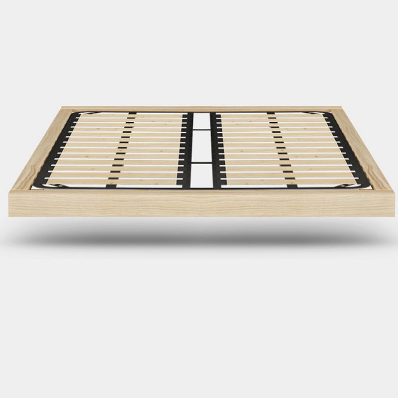 Platform Bed Frame Solid Wood Bed without Headboard and Footboard, Light Not Included
