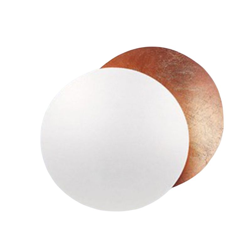 Light Luxury Metal Wall Light Circle Shape LED Rotatable Wall Lamp for Bedroom