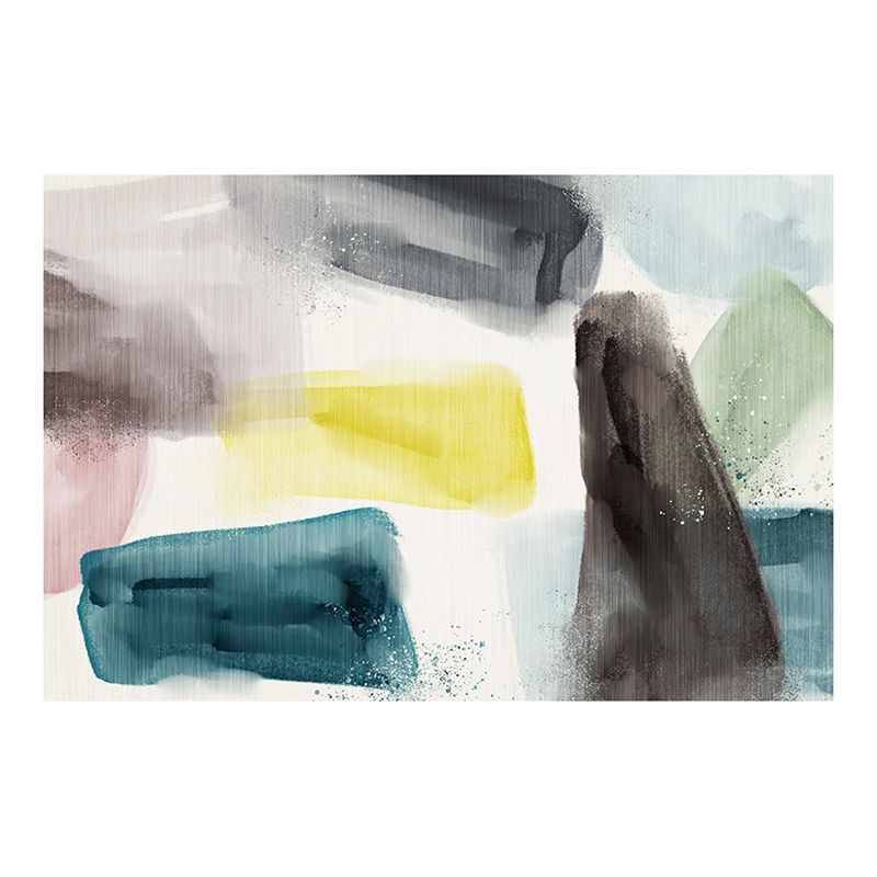 Modern Carpet Leisure Abstract Pattern Rug Stain Resistant Rug for Living Room