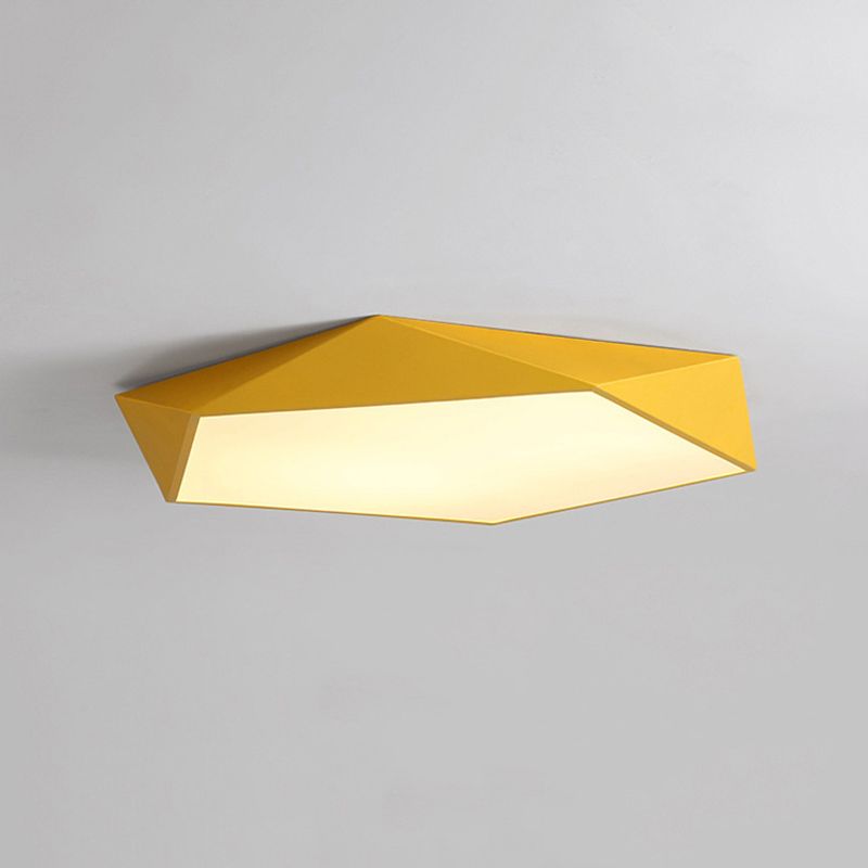 Metalen Geometrische Flush Mount Licht Moderne Stijl 1 Hoofd Flush Mount Led Lampen