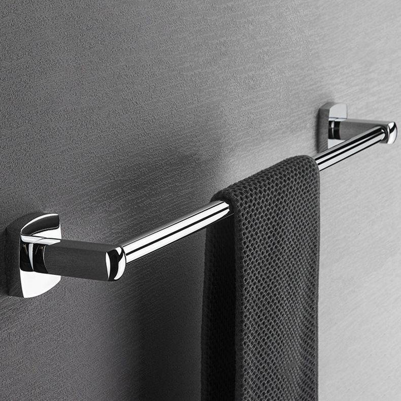 Polished Chrome Modernism Bathroom Accessory Set Bath Shelf/ Towel Bar/Robe Hooks Included