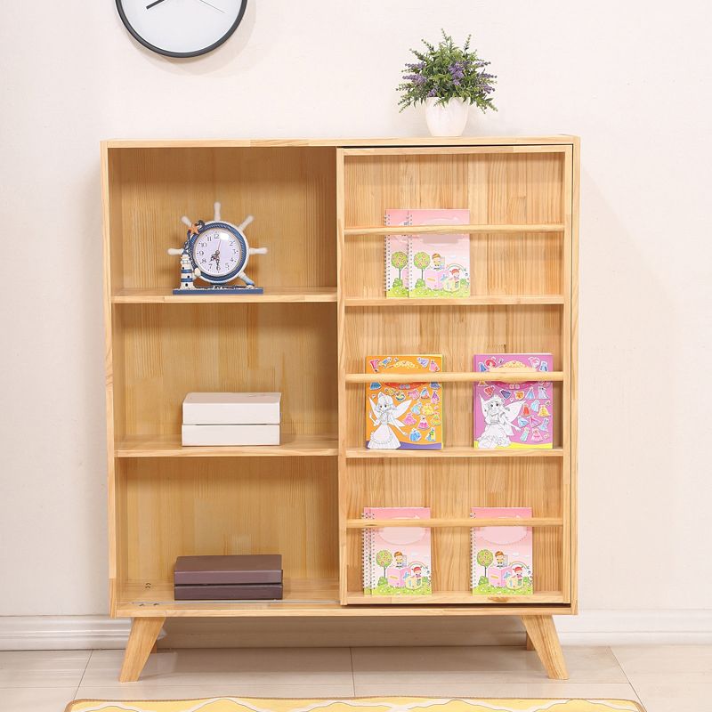 Wooden Standard Bookshelf Modern Bookshelf 47.3" H x 12.6" W