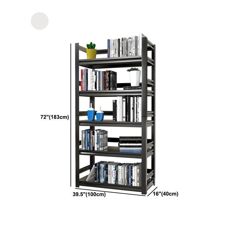 Rectangle Standard Bookshelf Scandinavian Metal Bookcase for Home Office