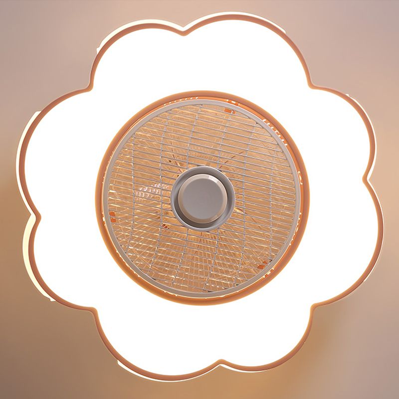 Ventilador de techo en forma de tambor de macarrón