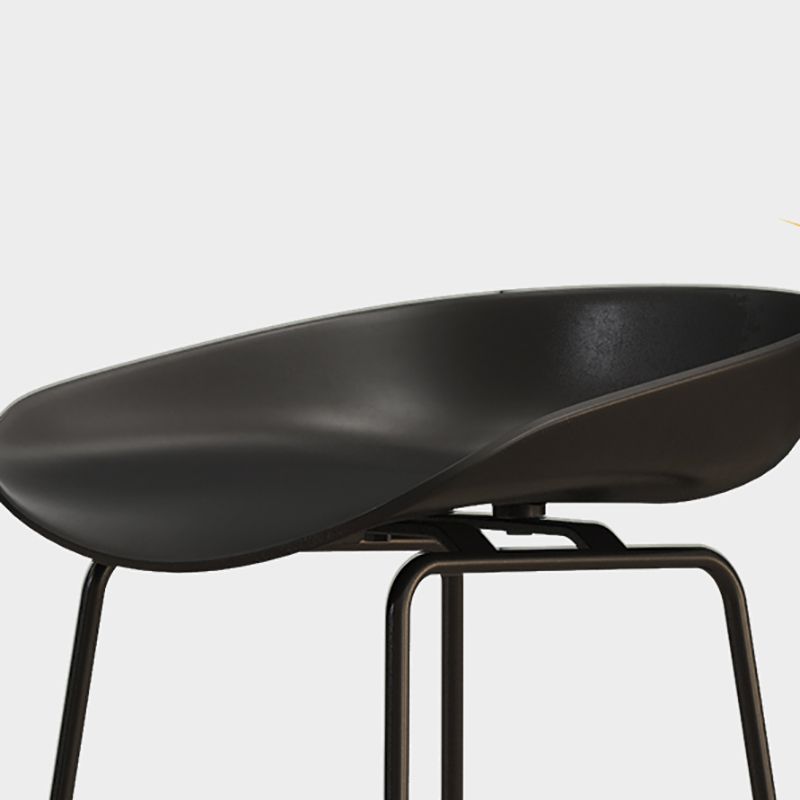 Modern Style Acrylic Counter Barstools for Home Bucket Low Back Stools