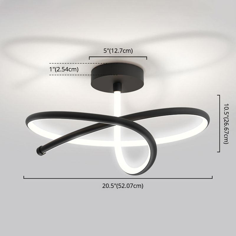 Nuevo Luces de techo LED lineales de estilo moderno, lámpara de montaje empotrado