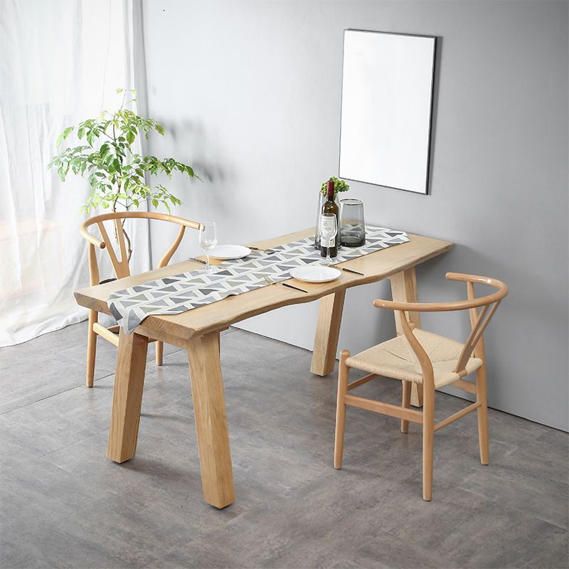 1/2/3 Pcs Pine Modern Dining Set with Rectangle Table Dinette Set