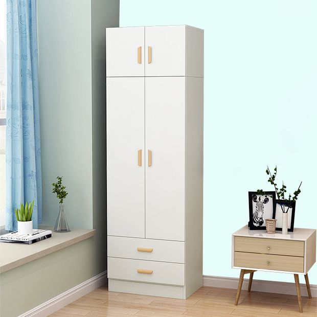 Contemporary Style Wardrobe Armoire Wood Wardrobe Closet for Bedroom