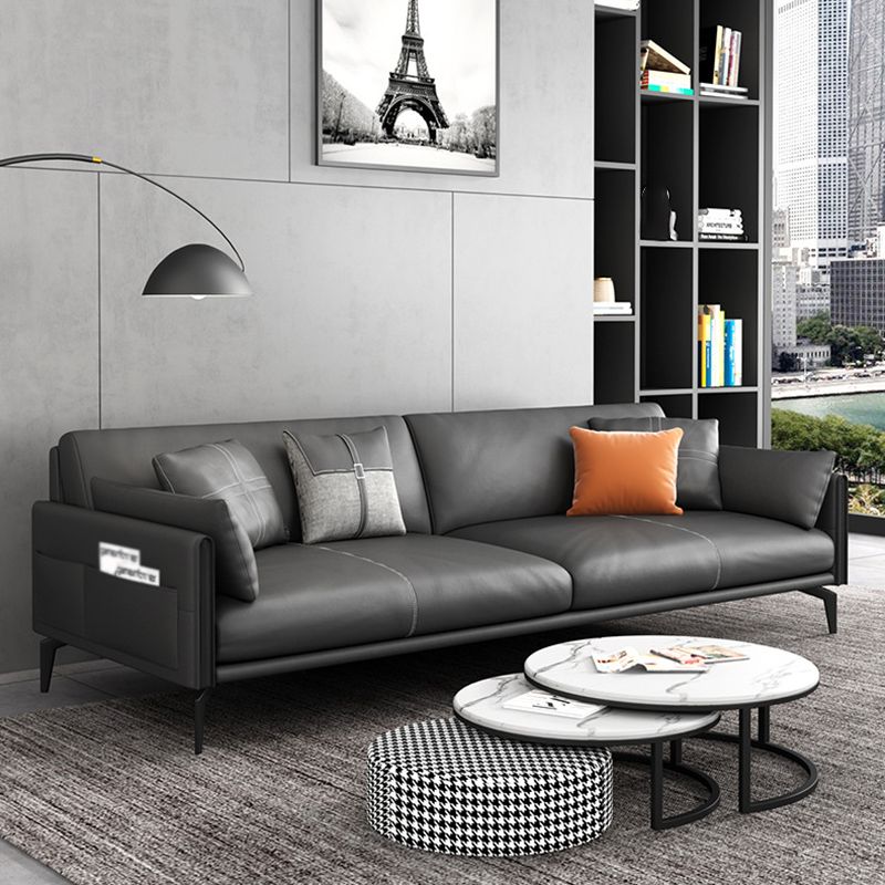 Living Room Contemporary Pillow Top Arm Standard Pillows Sofa Chaise