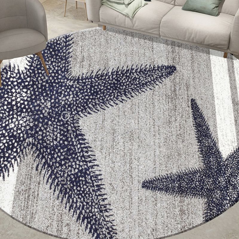 Modern Parlor Rug Multi Colored Geometric Pattern Area Rug Polypropylene Easy Care Pet Friendly Carpet