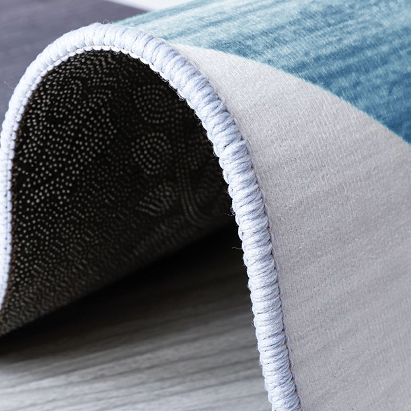 Farblich gemischter, moderner Innenteppich, Polyester-Tintenspuren, Teppich, rutschfeste Rückseite, Teppich für Heimdekoration