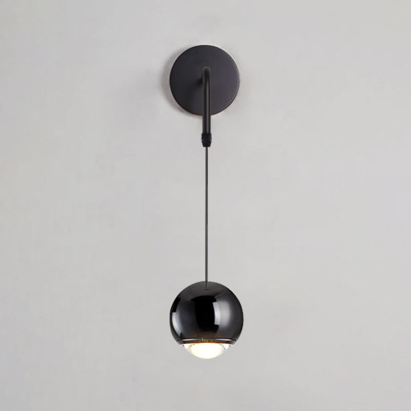 Modernism Wall Sconce Globe Sconce Lighting with Metal for Bedroom