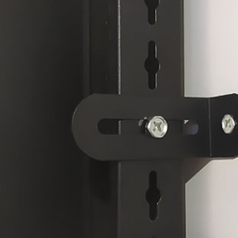 Modern Open Back Bookshelf Vertical Metal Bookcase with Shelves