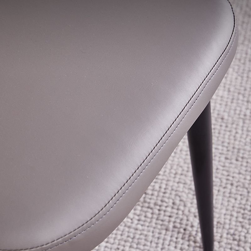 Faux Leather Kitchen Dining Chairs Contemporary Upholstered Dining Chairs