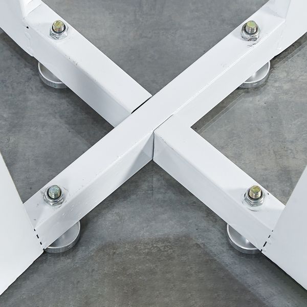 Simplicité style rond table à manger piédestal meubles de maison en verre transparent