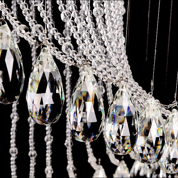 Molecular Pendant Chandelier Modern Luxury Style Crystal Hanging Light