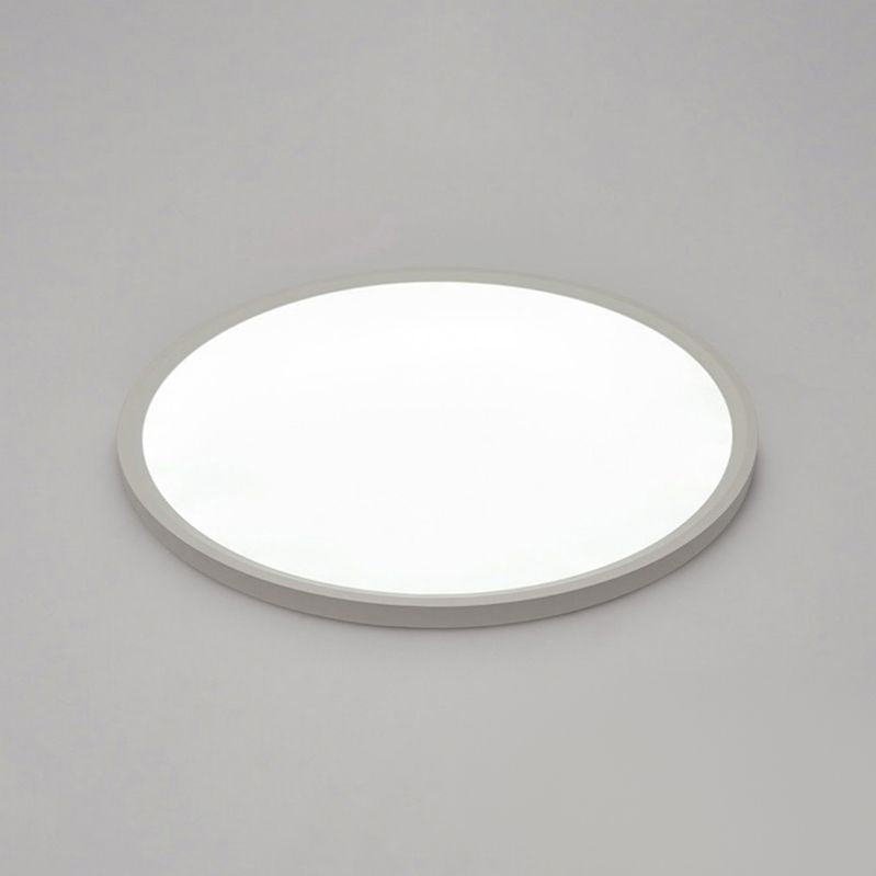 Plafonnier LED circulaire en aluminium dans un luminaire de plafond intérieur en acrylique de style concis moderne