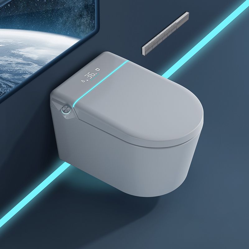 Elongated Smart Bidet without Water Pressure Control Horizontal Bidet