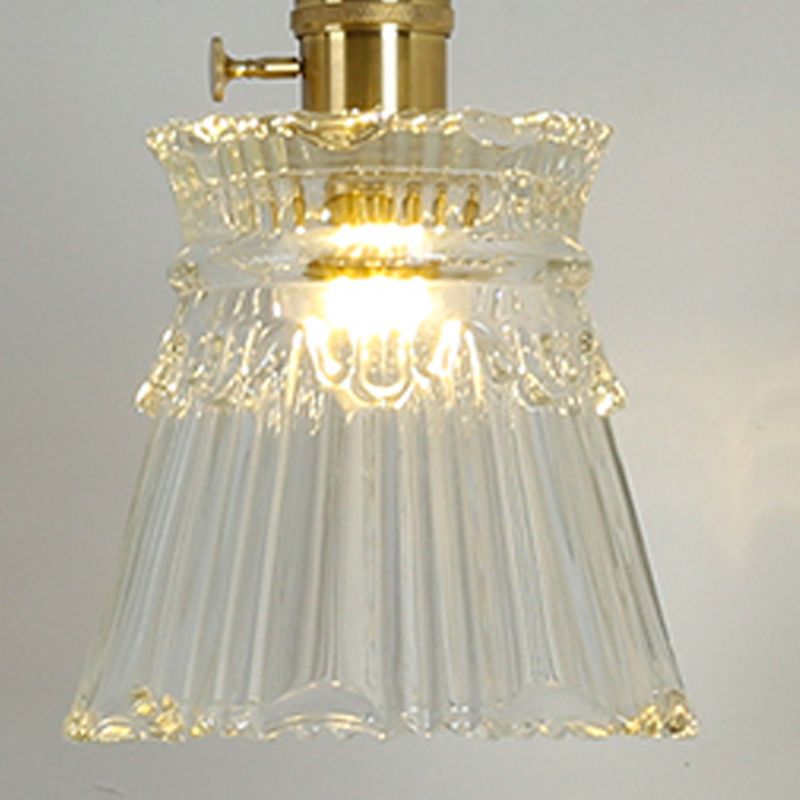 Geometrische Glas Wandleuchte moderne Stil 1 Lichtwandhalterung Leuchte in Gold