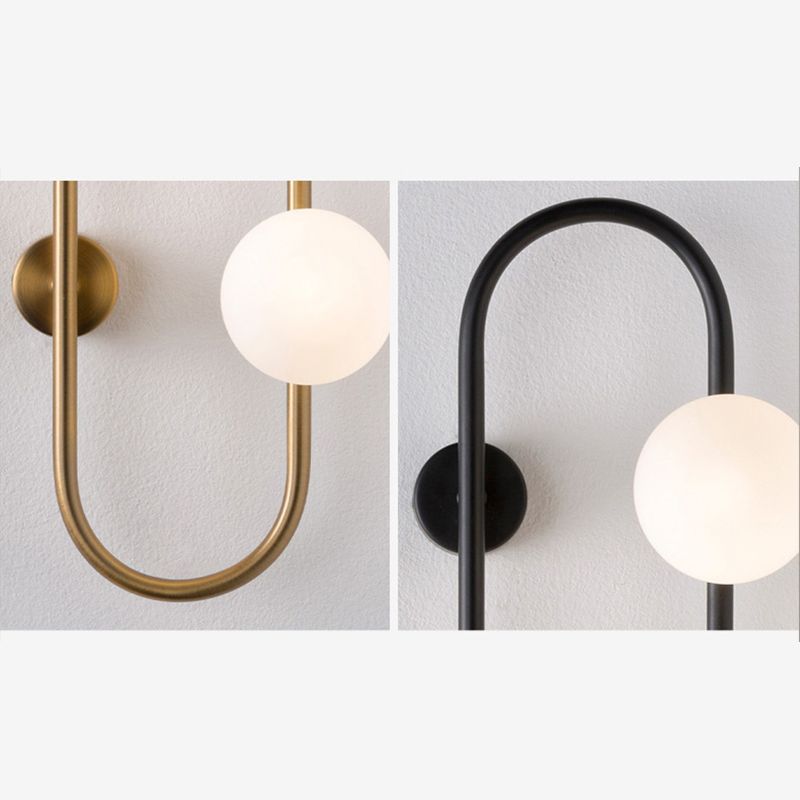 Modern Nordic Minimalist Minimalist Stipical Sconce Sconfietti di vetro Pronchi di vetro