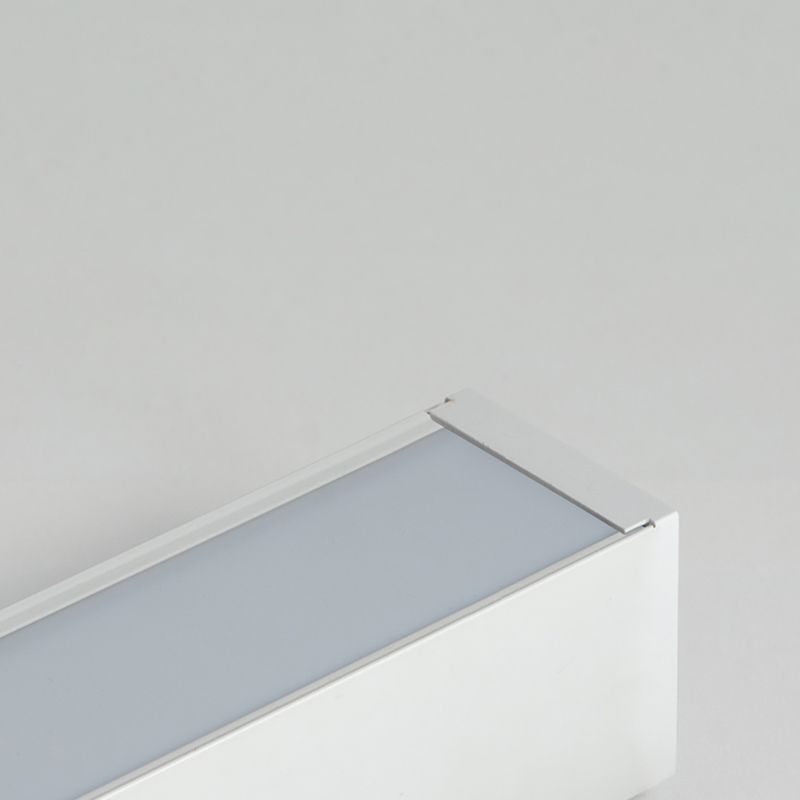 Modern Style Linear Flush Mount Light Metal 1-Light Flush Ceiling Lights