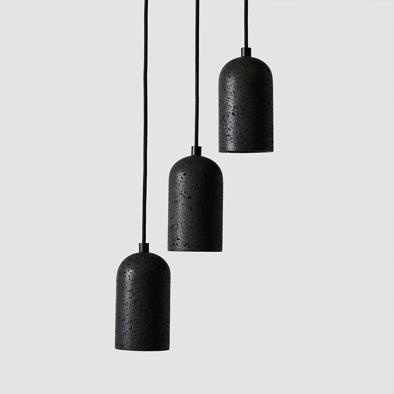 1 tête de pierre suspendue suspension moderne suspension suspension pour chambre à coucher