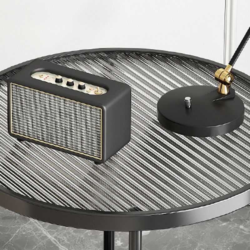 Contemporary Side Table Metal Accent Side Table for Living Room