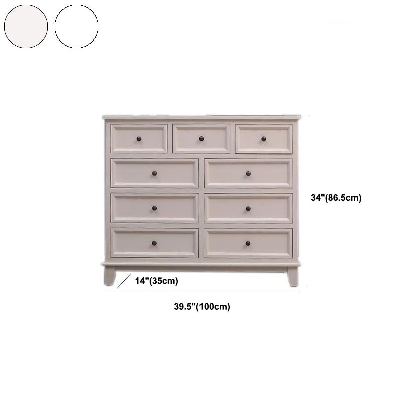 Contemporary Storage Chest Solid Wood Bedroom Storage Chest Dresser