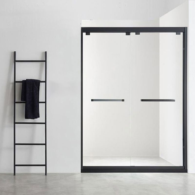 Semi Frameless Shower Bath Door Double Sliding Tempered Shower Door