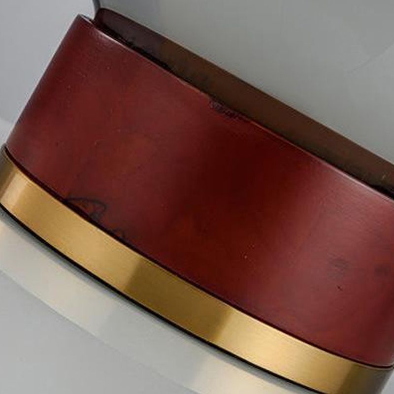 Modern Glass Table Light Modern Globe 1-Light Bedroom Nightstand Lamp with Wood Base