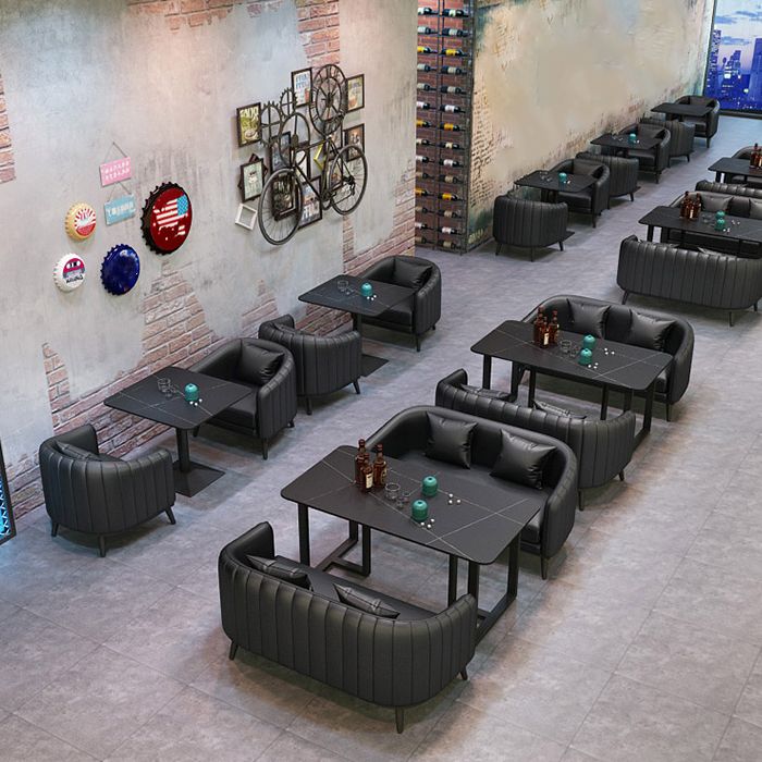 Industrial Style Dinner Room Kitchen Table Metal Base Table for Dinning Room