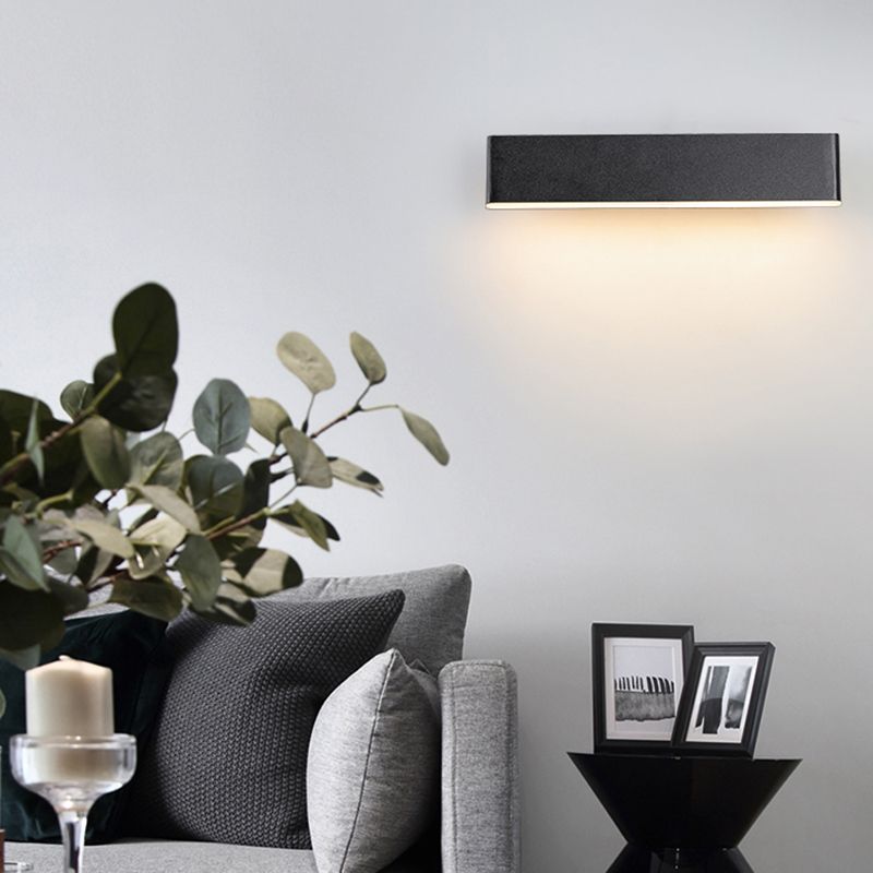 Rotatable kreative schwarze Flush Mount Wandleuchte Einfachheit Leuchte Leuchte