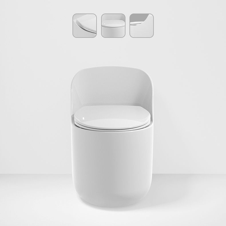 Floor Mount Flush Toilet Concealed Tank One-Piece Toilet with Slow Close Seat