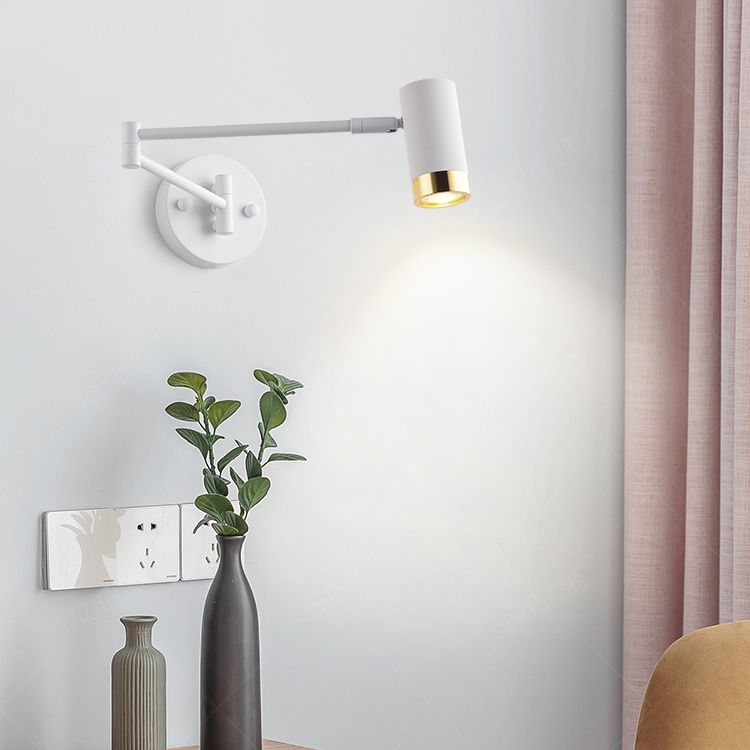 Fissature a parete in alluminio a doppio braccio Fissature a parete moderna a 1 luce Luci da parete per soggiorno per soggiorno