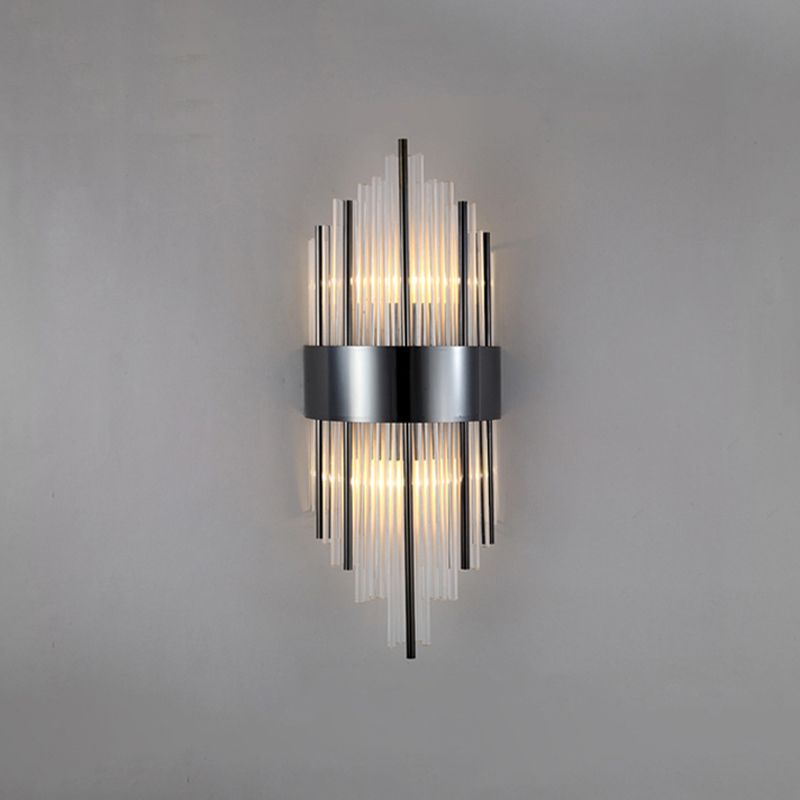 Postmoderne Stilkristallwandlicht geometrische Form Wandleuchten für Schlafzimmer