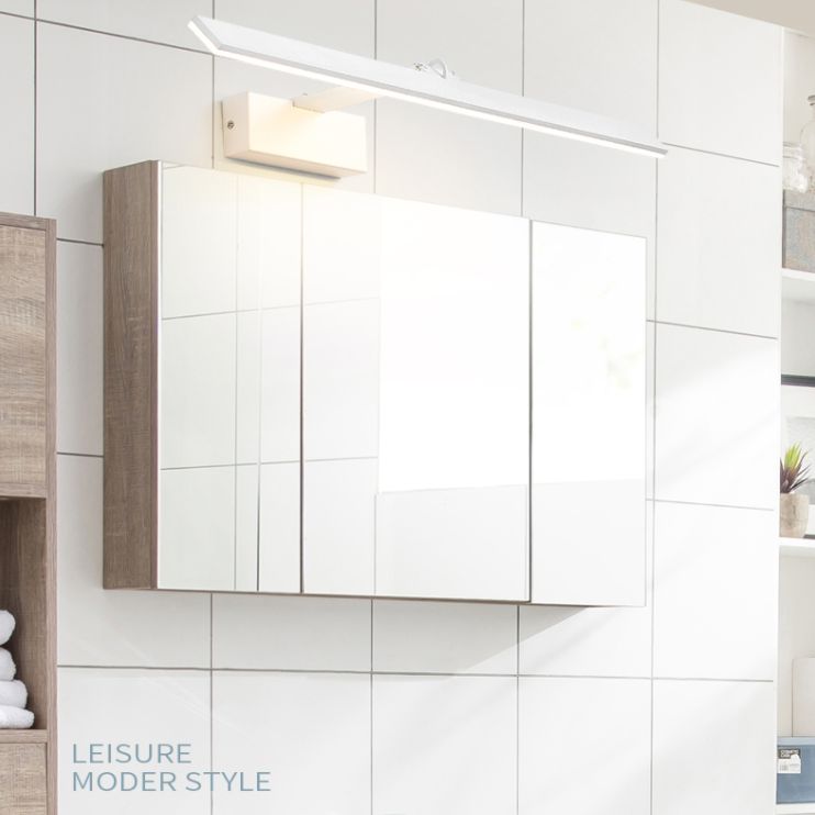 Modern Minimalist Style Ultra-thin Vanity Wall Light Fixtures Aluminum Wall Mounted Vanity Lights for Bathroom