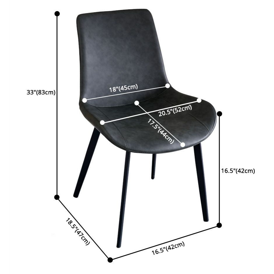 Contemporary Chairs High-density Sponge Cushion Parsons Side Chair for Kitchen