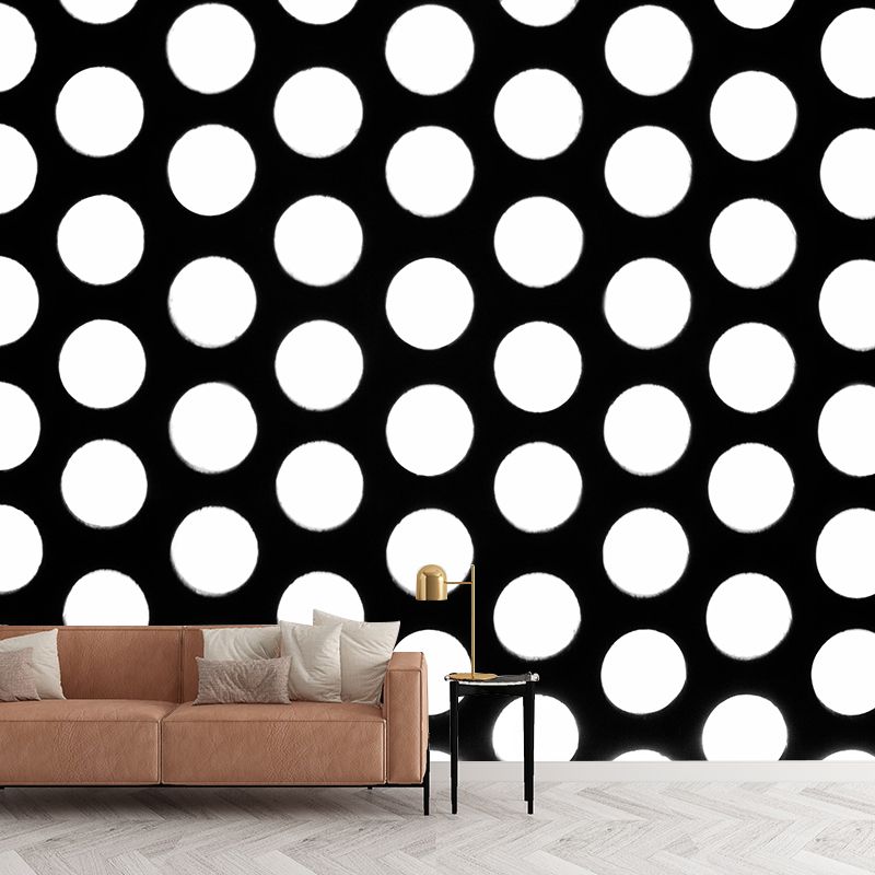 Geometric Style Illustration Murals Wall for Reading Room, Moisture Resistant