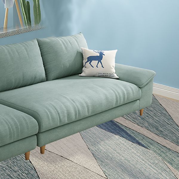Modern Chaise Lounge Solid Color Chaise Lounge Couch with Pillows
