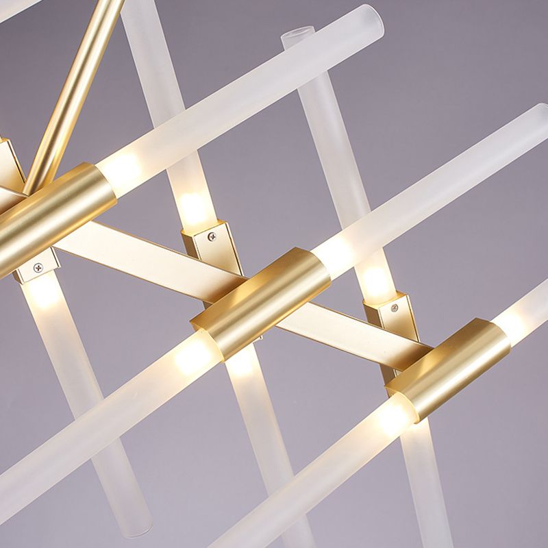 Minimalismo de vidrio ligero de la isla 20 accesorios de iluminación colgante para el comedor para el comedor