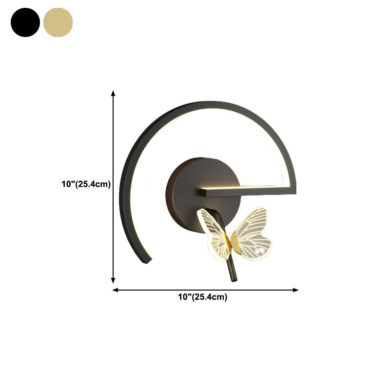 Modern Unique Shape Wall Mount Light Fixture 1 Light Wall Light Sconce for Living Room