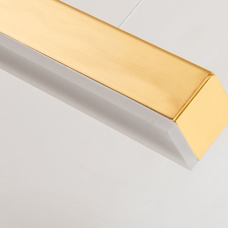 Simple Modern Style LED Hanging Island Pendant Light for Dining Room Office